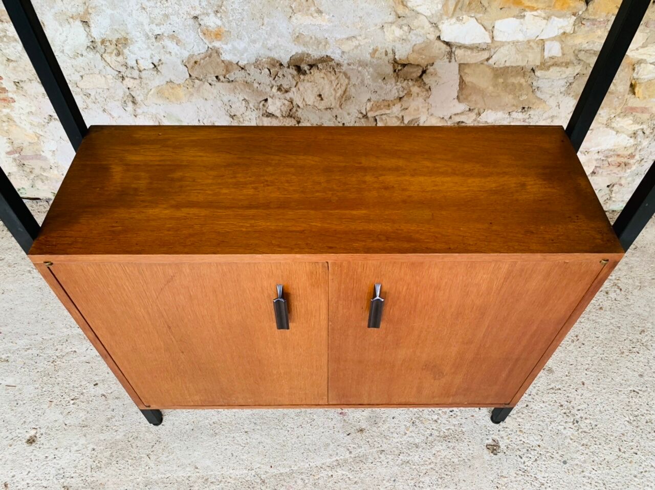 Vintage 2-compartment wall unit, 1960