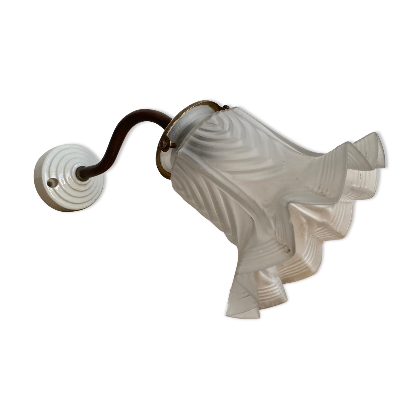 Art Deco tulip sconce