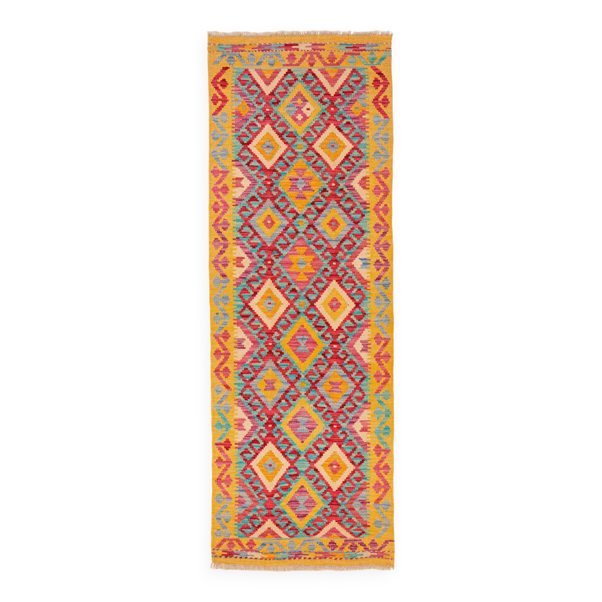 Afghan Pashtun Kilim Runner 186 x 66 cm
