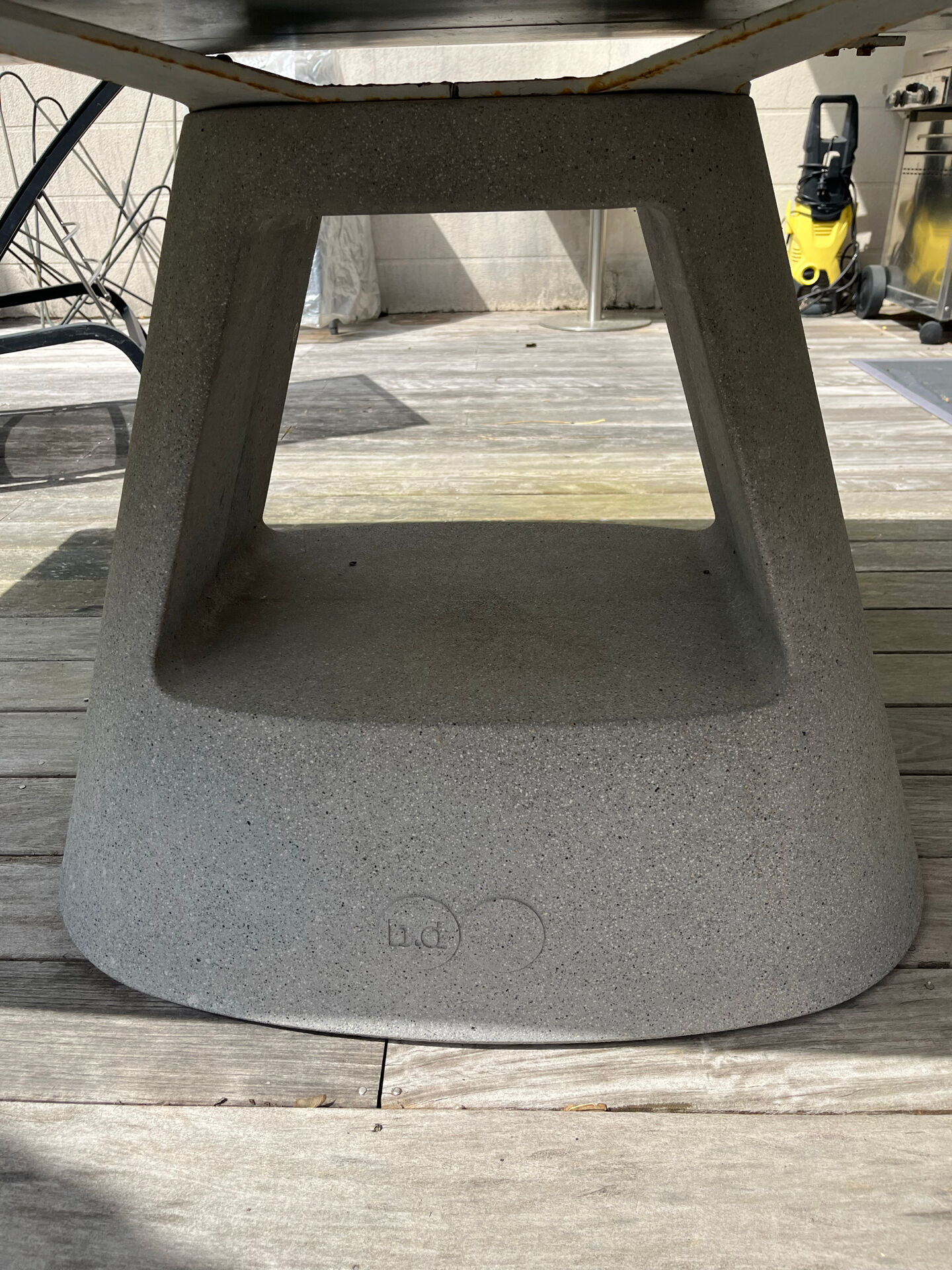 Rectangular outdoor table by BD BARCELONA