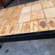 Coffee table signed Roger Capron model Garrigue