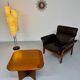 Small Scandinavian design coffee table from the 70s, vintage Hohnert.