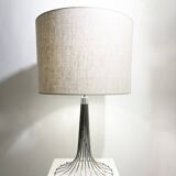 Pair of Space Age table lamps in Chrome, 1970s