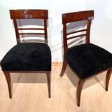 Neoclassical Solid Mahogany Side Chair, 1820s