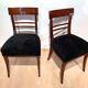 Neoclassical Solid Mahogany Side Chair, 1820s