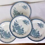 4 flat plates from St Amand, Margot model