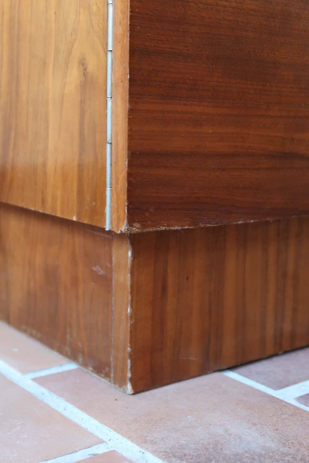 Vintage shoe cabinet
