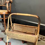 Rattan and canning magazine holders