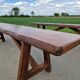 Lot de 2 bancs en orme massif par Aranjou