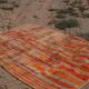 Moroccan Berber rug Mrirt brown red orange modern