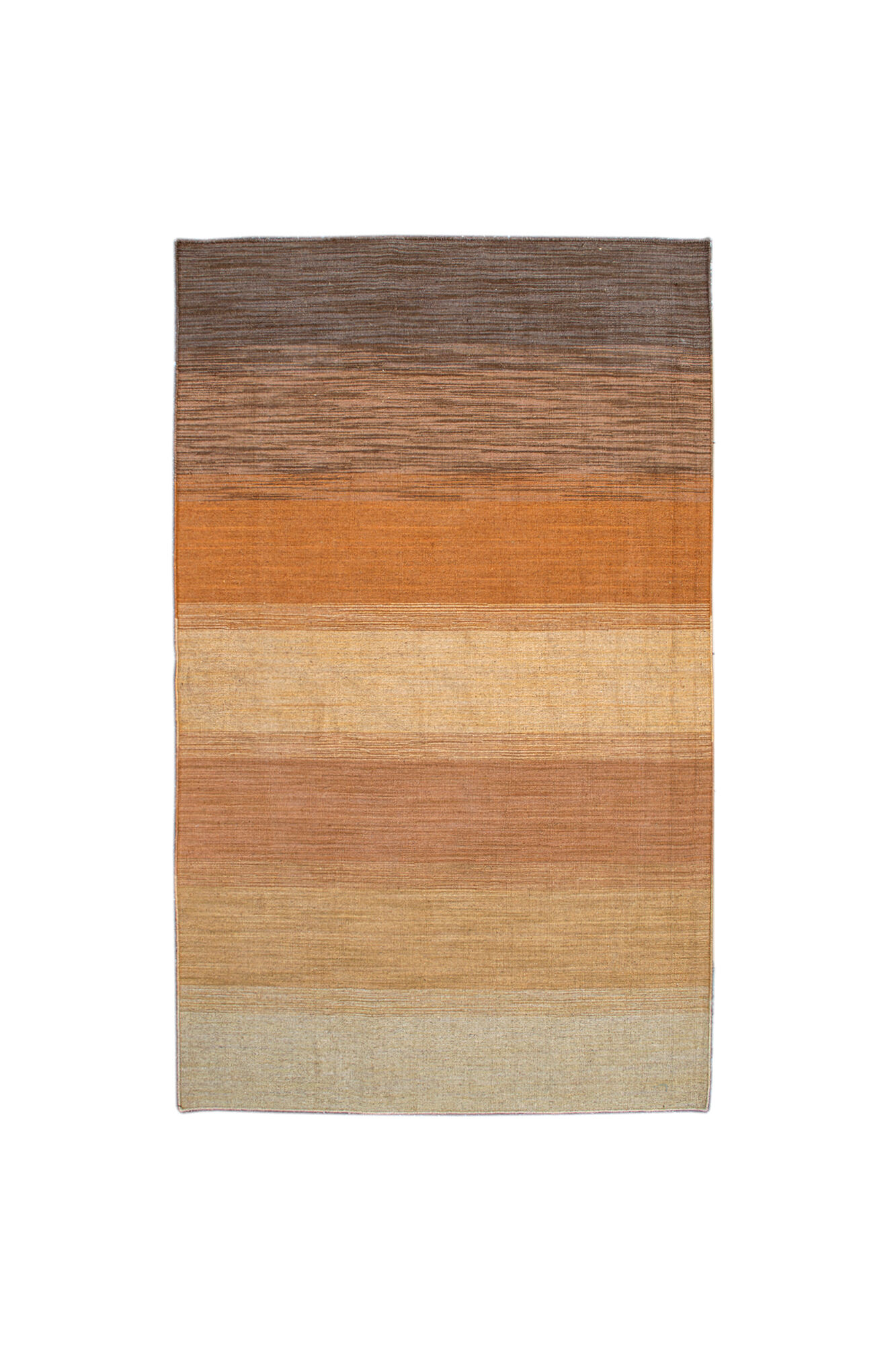 Mat-Cotton Rug with Row Decoration, Italy, 1970s