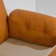 Vintage Coronado Brown Leather Large Sofa by Tobia Scarpa for C&B Italia