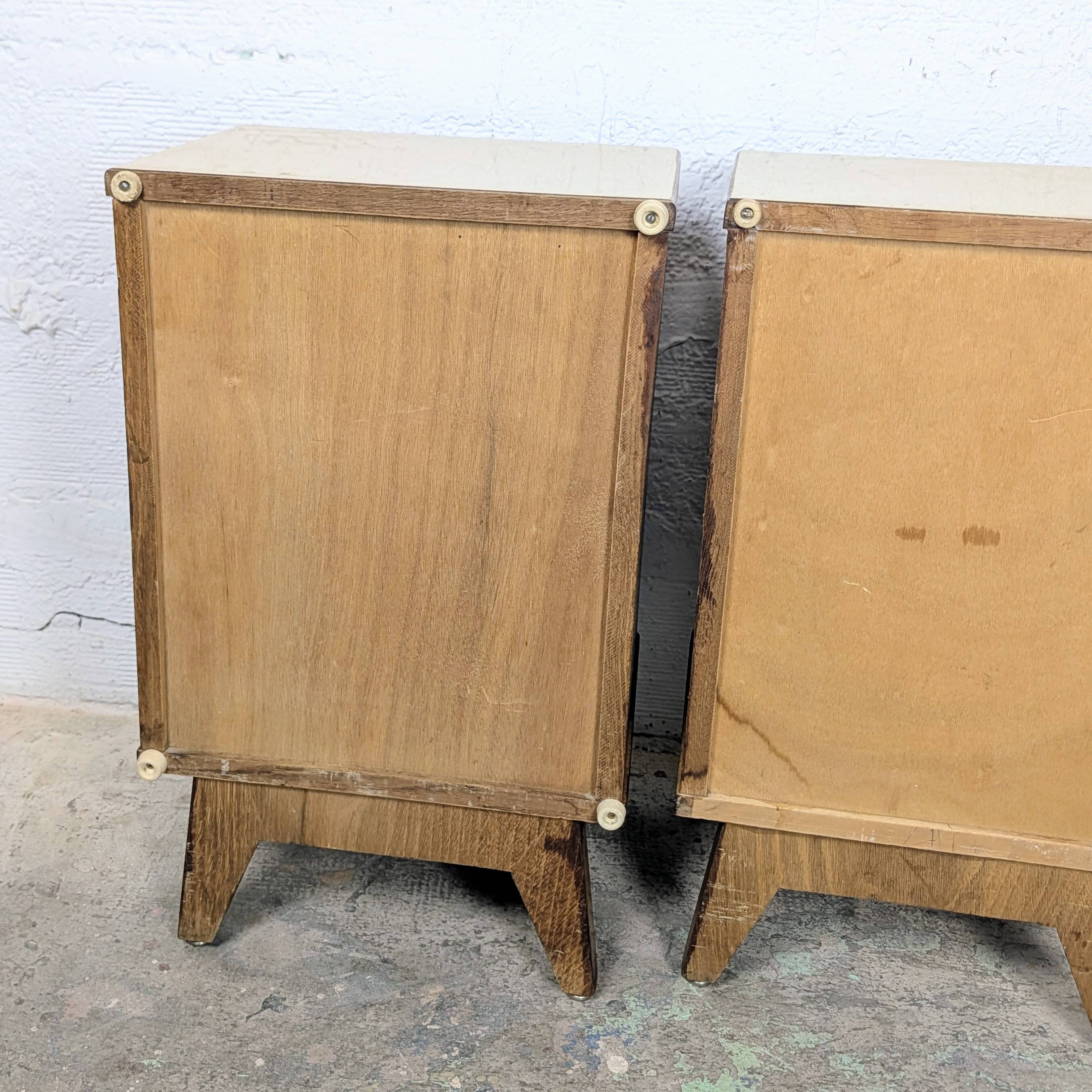 Pair of vintage bedside tables