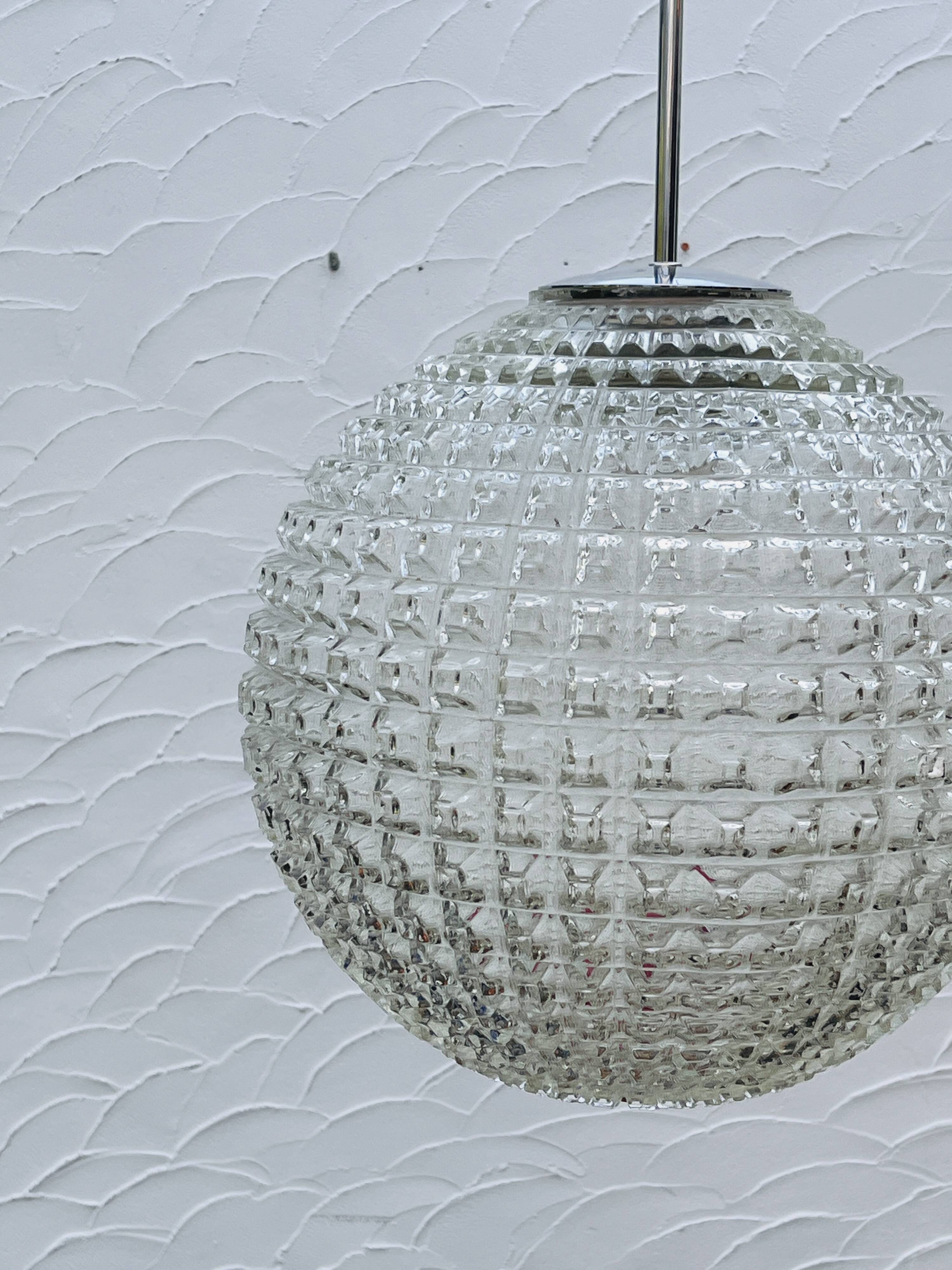 Holophane-style pendant lights