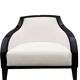 Pair of Art Deco style armchairs