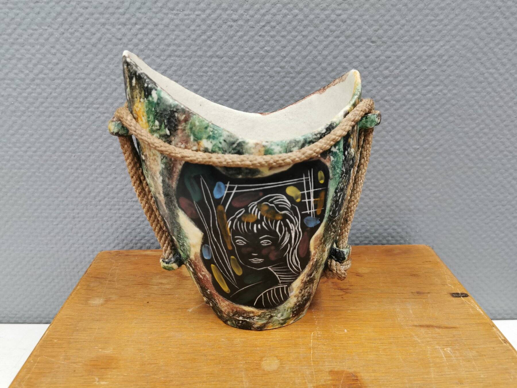 FORLANI LAVENO vase from the 1950s