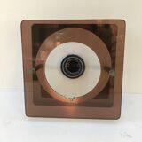 Wall lamp in smoked plexi 70s