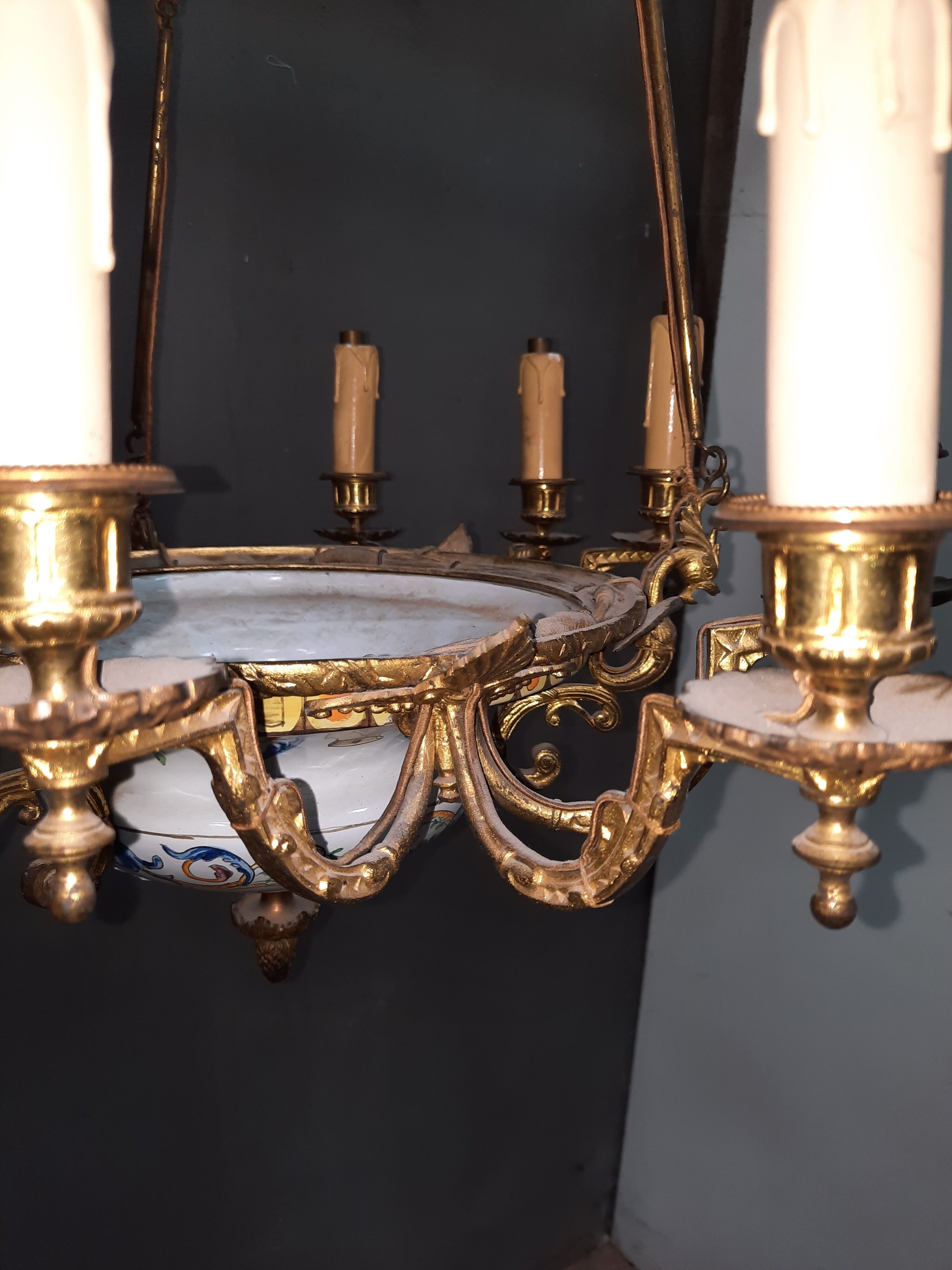 Suspension à 9 lumière