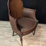 Louis XVI cane office chair