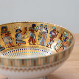 Kaiser "Theben" set of 2 porcelain vases, Egyptian motif.