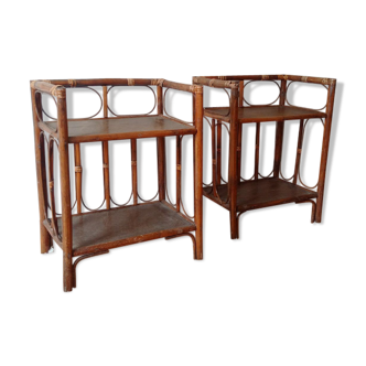 Paire de tables de chevet