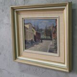 Oil painting by Carl Oscar Larsson swedish 1958