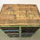 Vintage industrial iron chest of drawers, 1950s