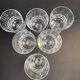 6 Verres à eau cristal soufflé et taillé – Art nouveau