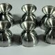 6 coquetiers en inox - Vintage