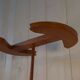 Solid oak wall light by Guillerme and Chambron