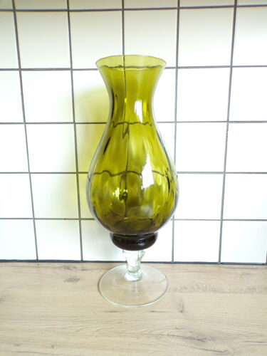 Vase en verre D'Empoli Vert