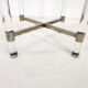 Brass and acrylic glass table by Sandro Petti for Metalarte, 1970