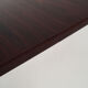 Oval table, covered with rosewood veneer.Design of the 70s