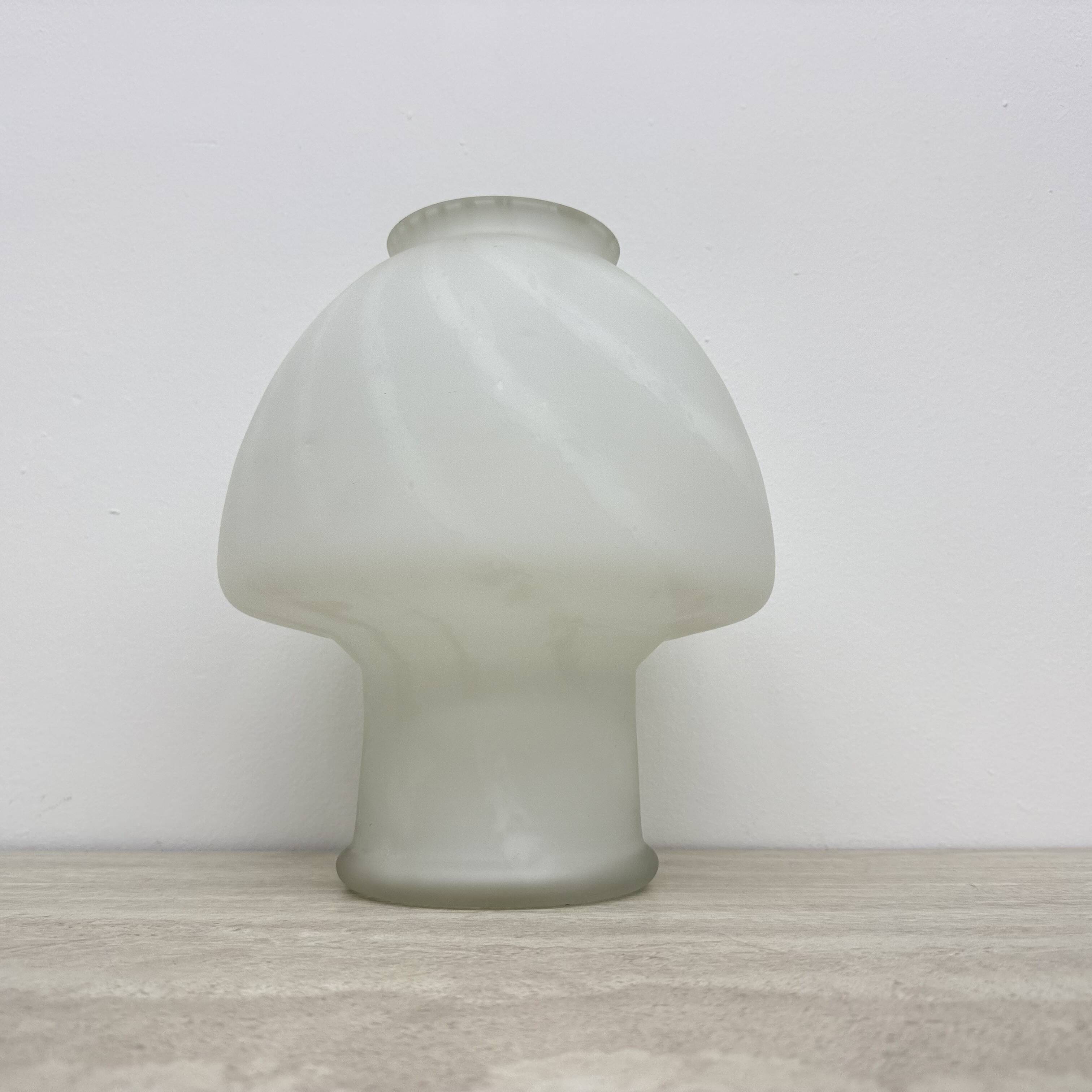 Mid-century Murano glass mushroom table lamp , 1970s