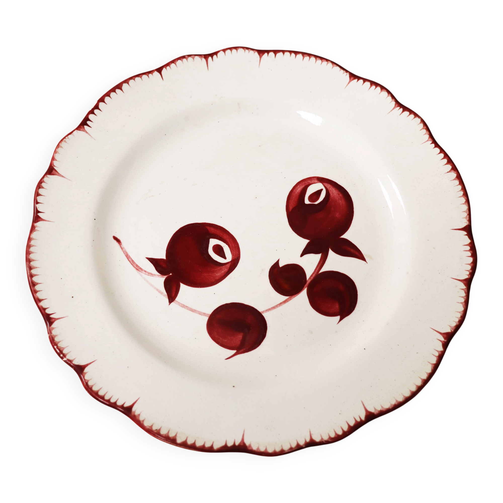 Charbonnier plate dish Salins les Bains