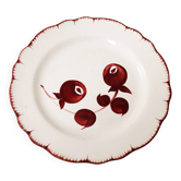 Assiette plate Charbonnier Salins les Bains