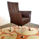 Set of 6 Montis Chaplin leather armchairs by Gerard van den Berg