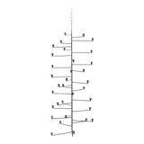 Mid century danish pendant candleholder