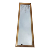Beveled mirror gilded frame 140x42
