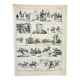 Old engraving 1898, Horse racing, hippodrome • Lithograph, Original plate