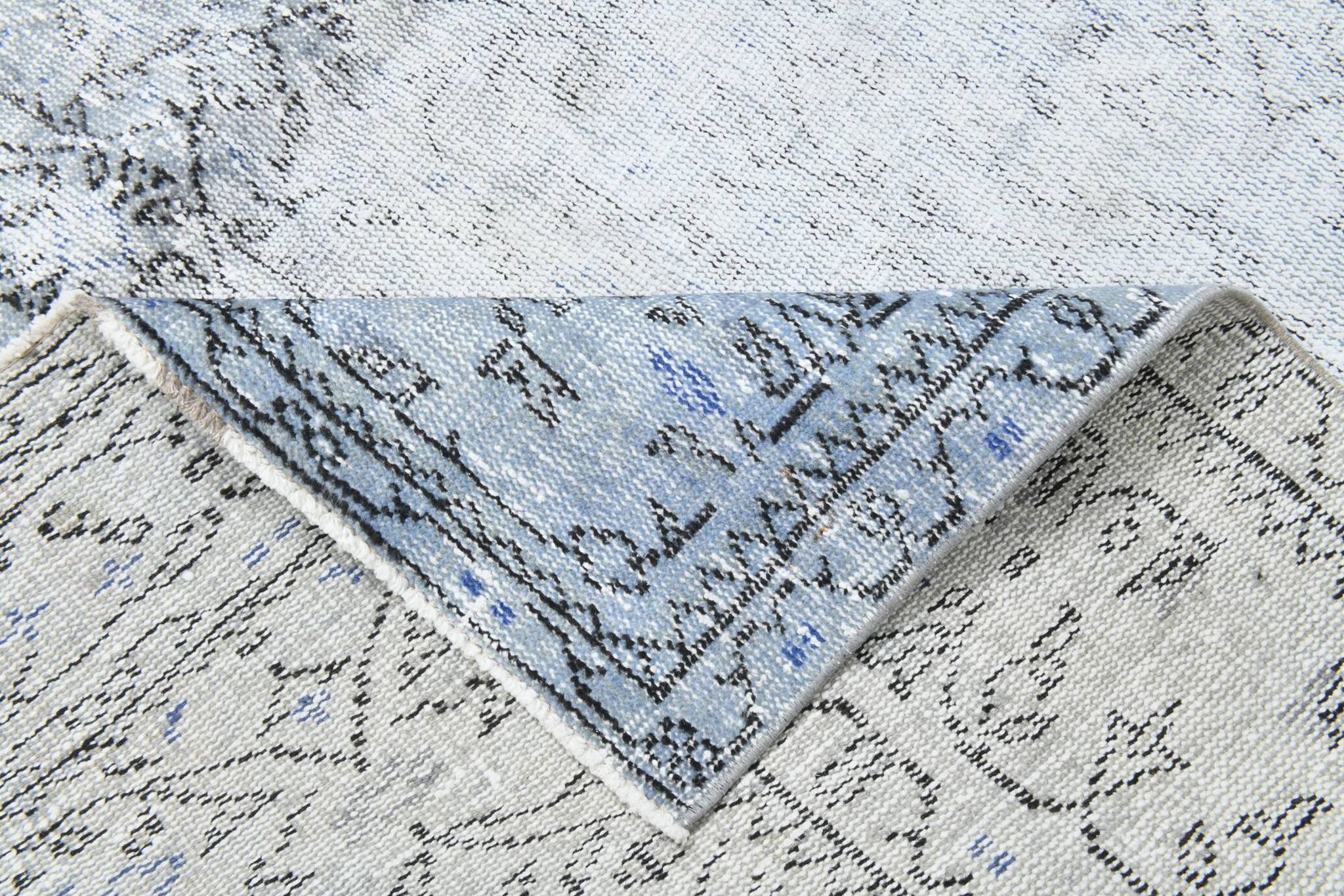 6x9 Soft Pastel Blue Turkish Vintage Rug, 189x284Cm SK 2052 FREE SHIPPING