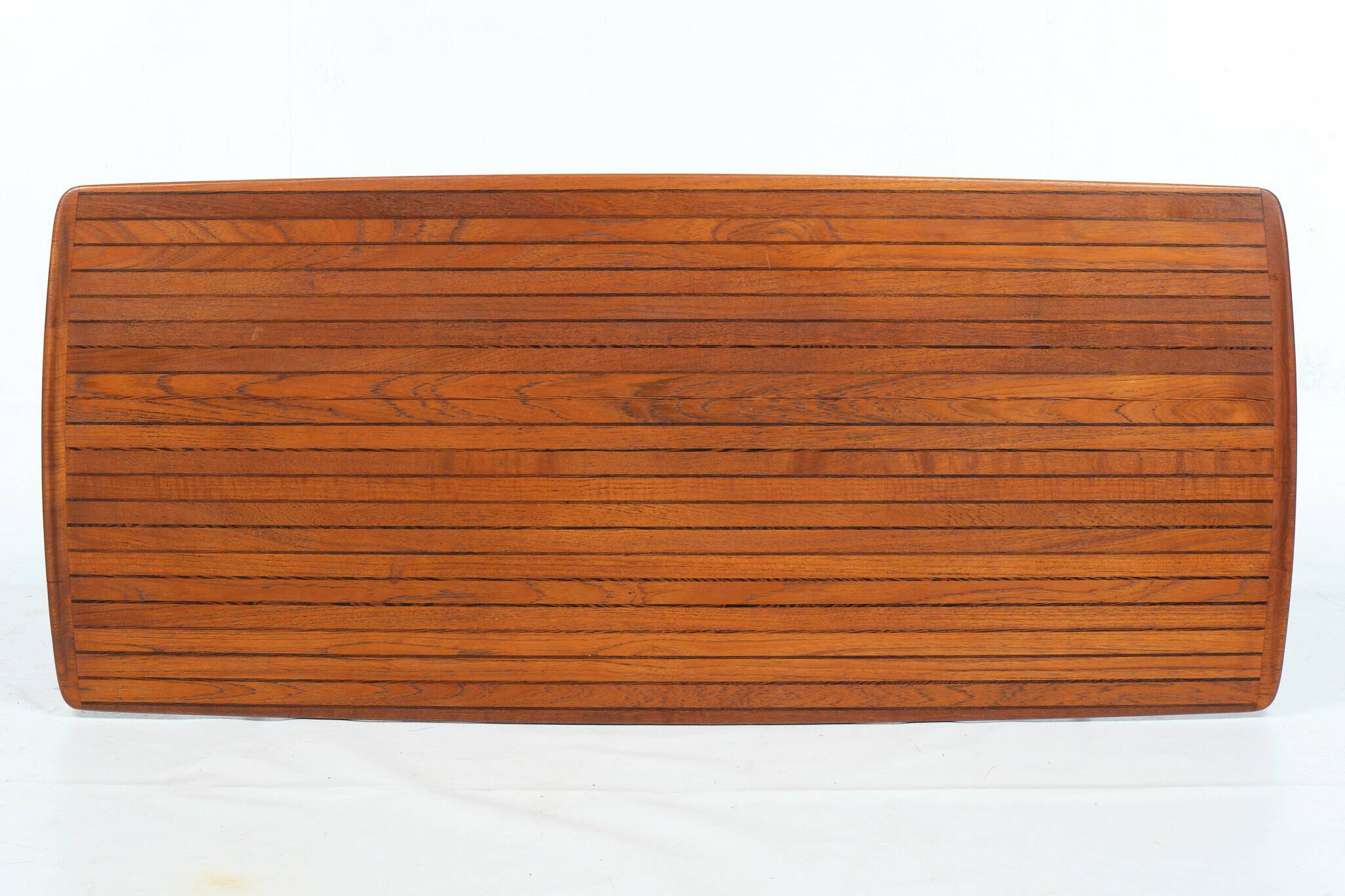 Tove Kindt-Larssen coffee table, vintage, solid teak, Denmark, 1960s.