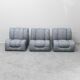 Restored vintage 3-seater modular sofa from the 1970s