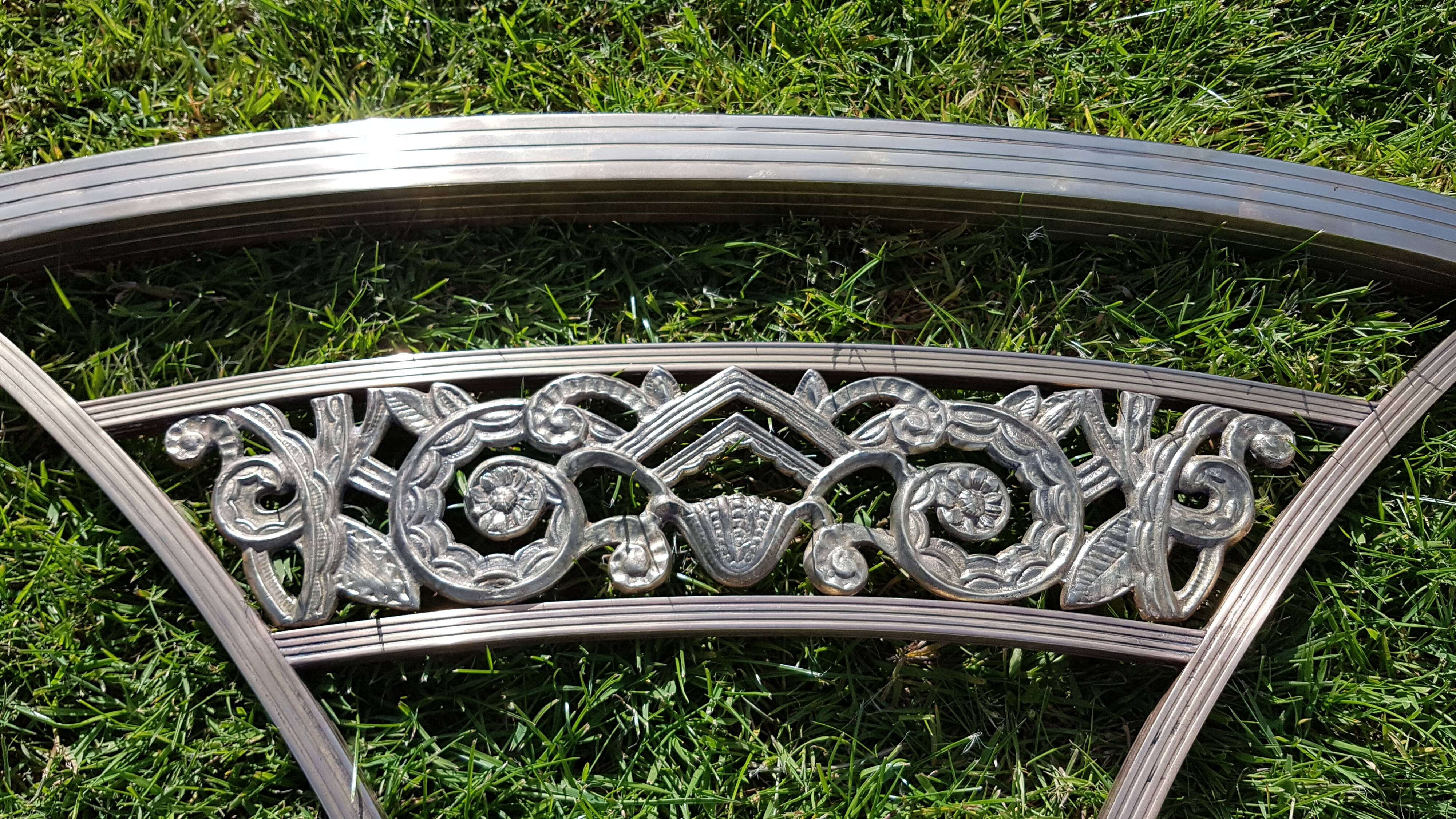 Art deco brass and bronze bed 1900