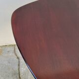 Scandinavian teak tripod coffee table 1960s