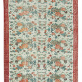 Handmade antique oriental beige rug 188 cm x 295 cm