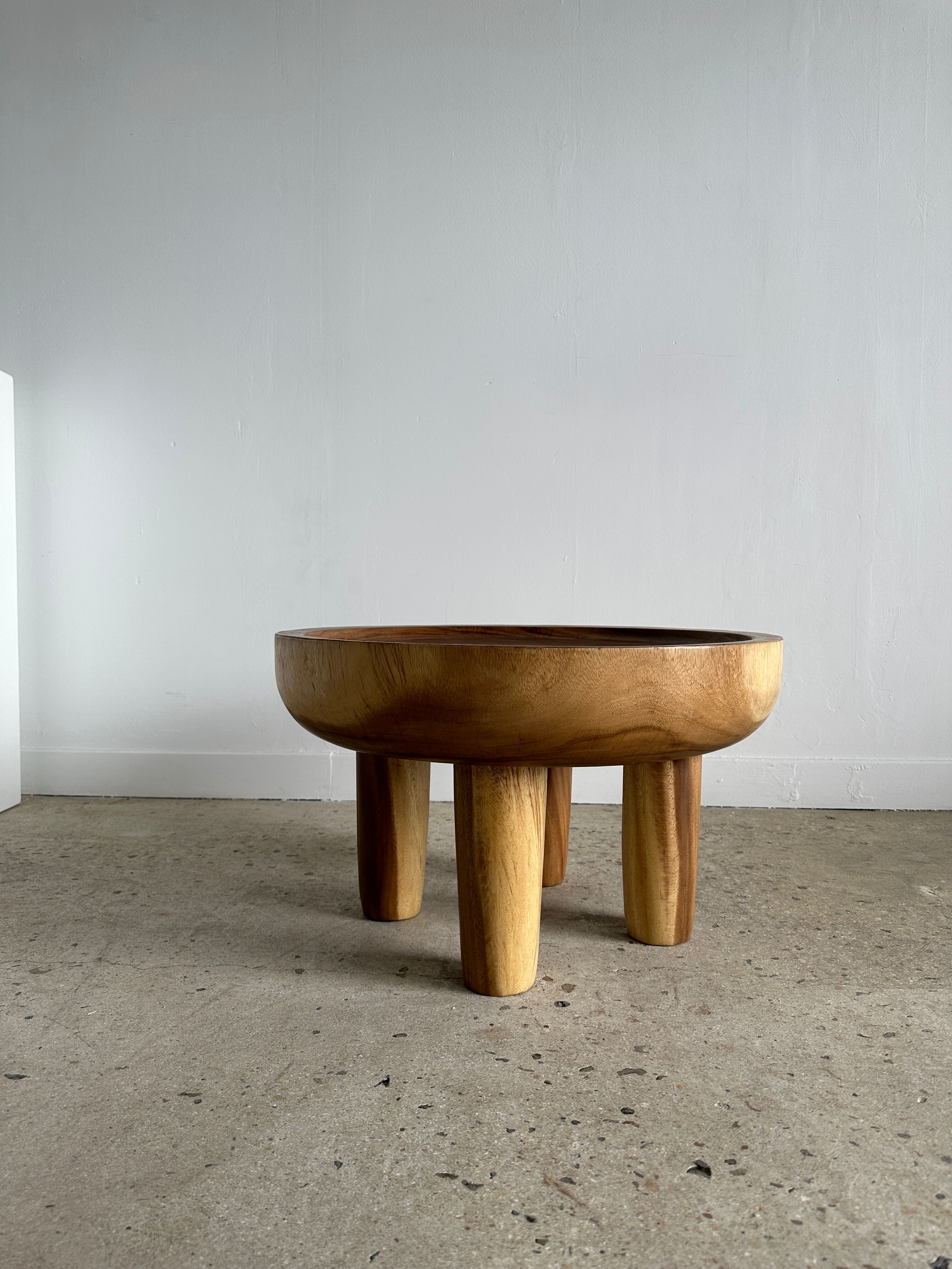 Coffee table, quadripod suar coffee table