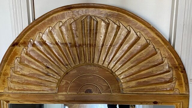Wooden mirror