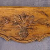 Panelling, ornamental pediment interior, 19th century.