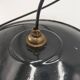 2 enameled sheet metal pendant lights